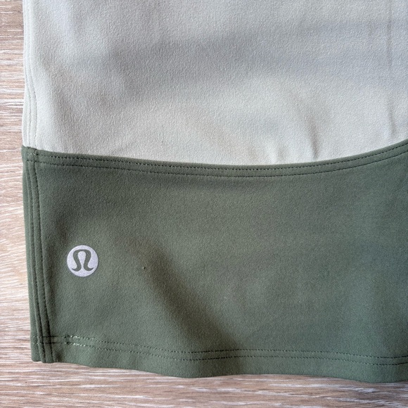Lululemon Nulu Asymmetrical Yoga Tank Top in Green Twill/Green Fern Size S - Picture 6 of 7
